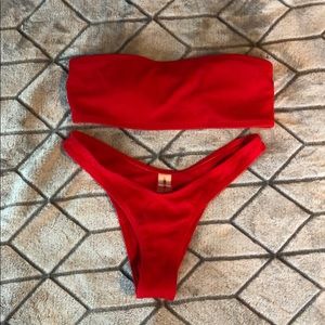 Red bikini